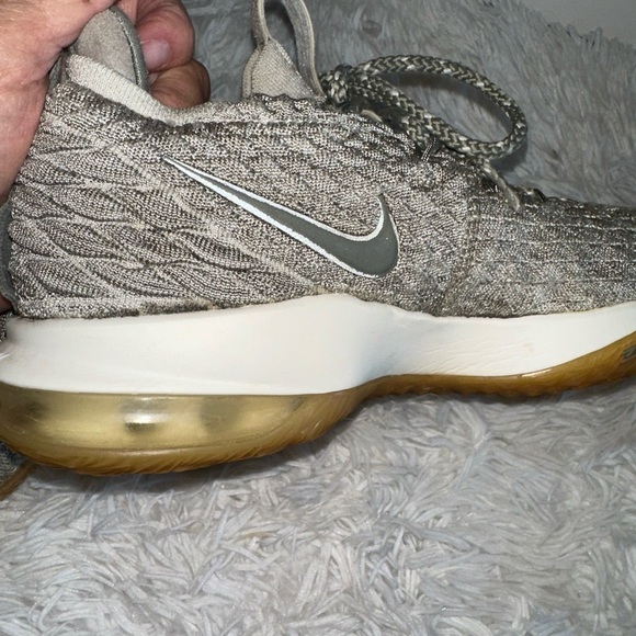 Nike LeBron XV 15 Low Light Bone Gray Basketball Sneakers AO1755-003 Men SZ 9 main image 12